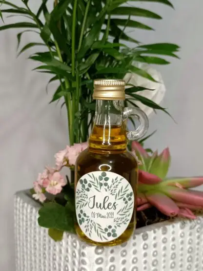 Mignonnette d'huile d'olive personnalisée