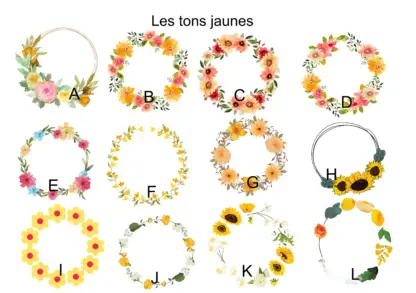 Les tons jaunes Pot de miel Personnalisé - Image 2